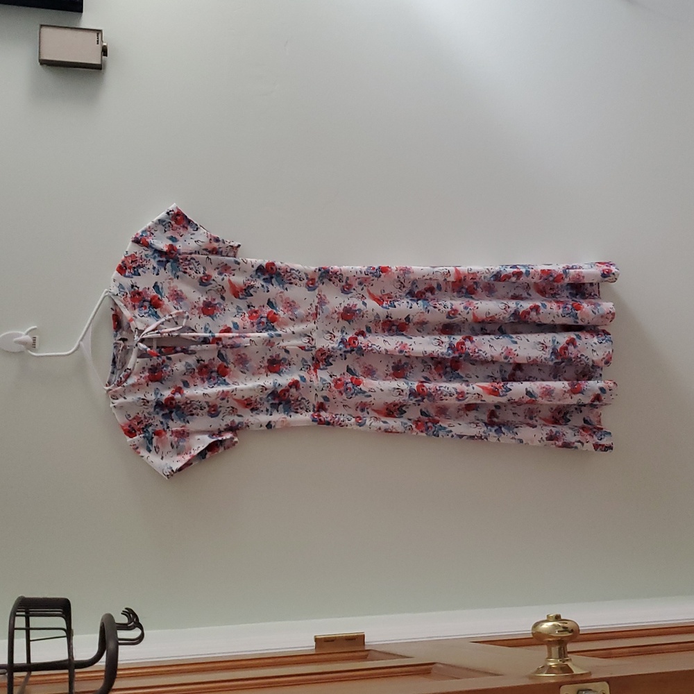 Vintage homemade floral dress S